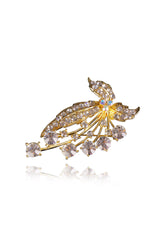 Laela Crystal Elegant Evening Brooch